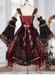 Eye Of Red Heart Series JSK Retro Palace Gothic Lolita Dress