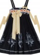 Retro High Waist Chinese Style JSK Sweet Lolita Sling Dress And Shirt Set