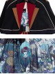 Abyss Series JSK Retro Punk Lolita Sling Dress And Cape Set