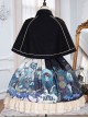 Abyss Series JSK Retro Punk Lolita Sling Dress And Cape Set