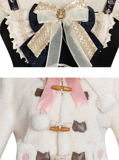 Explore The Stars Series JSK Sweet Lolita Sling Dress And Short Coat Set