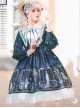 Astrology College Series OP Sweet Lolita Long Sleeve Dress