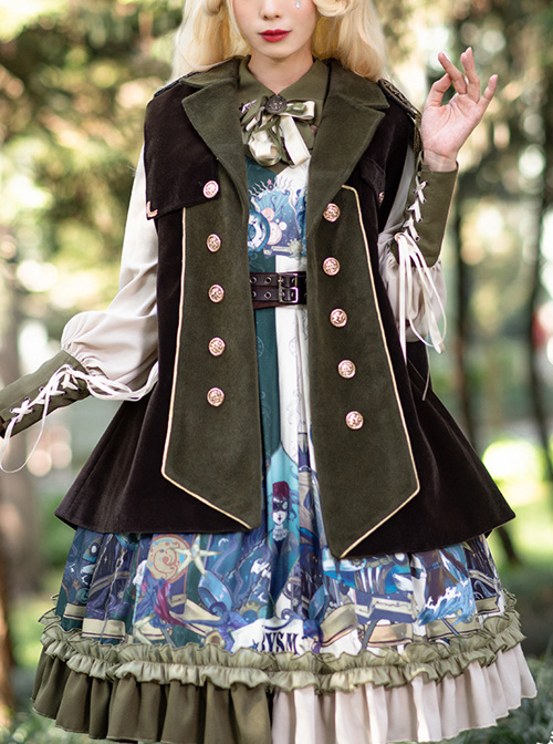 Abyss Series OP Classic Lolita Long Sleeve Dress