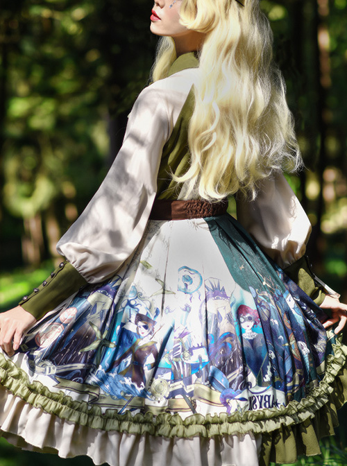 Abyss Series OP Classic Lolita Long Sleeve Dress