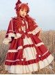 Christmas Fairy Tale Series Winter Thicken Long Sleeve Dress And Cape