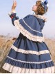 Christmas Fairy Tale Series Winter Thicken Long Sleeve Dress And Cape