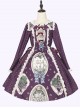 Grape Princess Series OP Elegant Classic Lolita Long Sleeve Dress