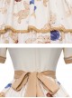 Rabbit Astronaut Series Printing Cake Hem Sweet Lolita Short Sleeve Dress