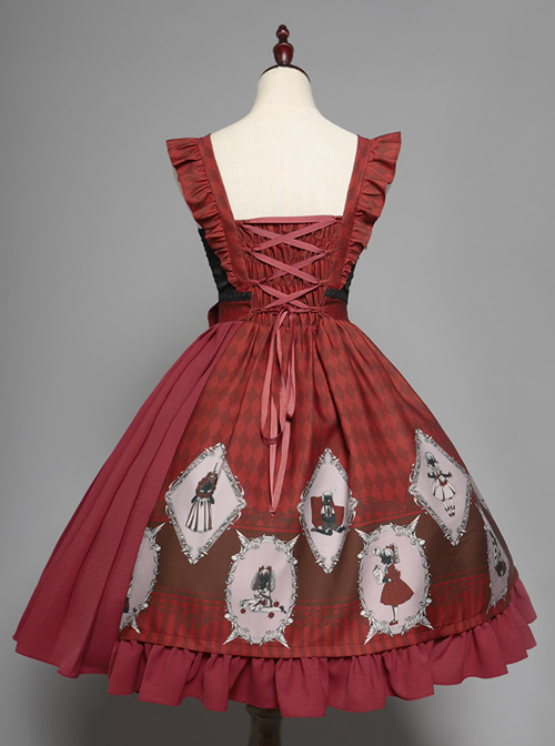 Ten Little Indians Series JSK Gothic Lolita Sling Dress