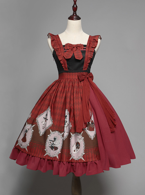 Ten Little Indians Series JSK Gothic Lolita Sling Dress