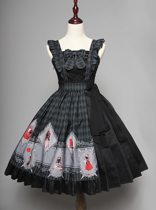 Ten Little Indians Series JSK Gothic Lolita Sling Dress