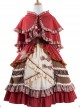 Little Red Riding Hood Series JSK Retro Pastoral Style Sweet Lolita Sling Dress And Cloak