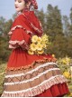 Little Red Riding Hood Series JSK Retro Pastoral Style Sweet Lolita Sling Dress And Cloak