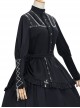 Assassinate Dawn Series Retro Military Style Gothic Lolita Shirt And Skirt Set