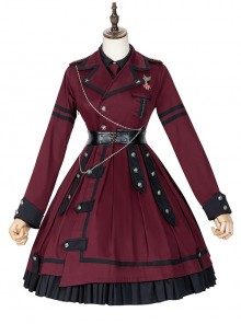The Battle Of The Jedi Series OP Military Style Lolita Autumn Winter Long Sleeve Dress And Shirt Set