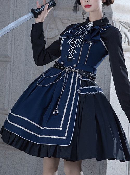 War Without War Series JSK Military Style Lolita Sling Dress