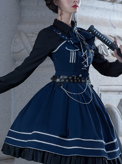 War Without War Series JSK Military Style Lolita Sling Dress