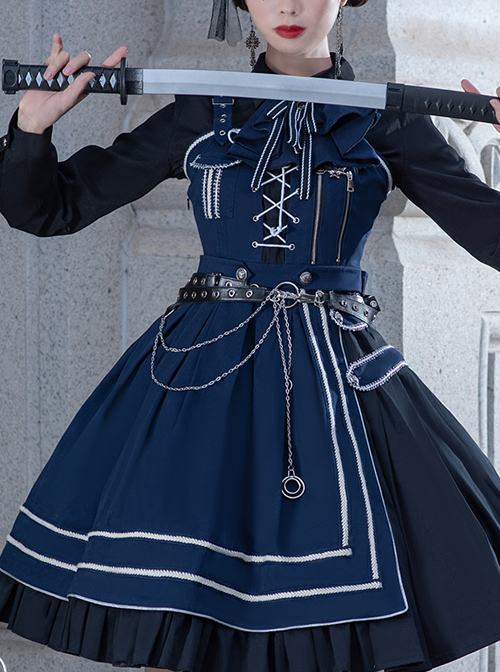 War Without War Series JSK Military Style Lolita Sling Dress