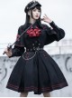 Punishment Execution Officer Series Military Style Gothic Lolita Shirt And Skirt Set