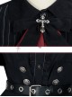 Punishment Execution Officer Series Military Style Gothic Lolita Shirt And Skirt Set