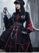 Sanctioner Series OP Dark Retro Military Style Gothic Lolita Long Sleeve Dress