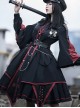 Sanctioner Series OP Dark Retro Military Style Gothic Lolita Long Sleeve Dress