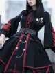 Sanctioner Series OP Dark Retro Military Style Gothic Lolita Long Sleeve Dress