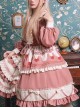 Strawberry Milk Cover Series OP Idyllic Style Sweet Lolita Long Sleeve Dress