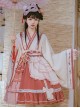 Cherry Snow Cheese Series OP Chinese Style Classic Lolita Long Sleeve Dress