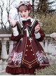 Immortal Bottle Series OP Retro School Lolita Long Sleeve Dress