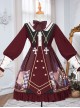 Immortal Bottle Series OP Retro School Lolita Long Sleeve Dress
