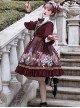 Immortal Bottle Series OP Retro School Lolita Long Sleeve Dress