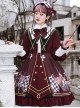 Immortal Bottle Series OP Retro School Lolita Long Sleeve Dress