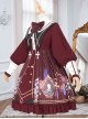 Immortal Bottle Series OP Retro School Lolita Long Sleeve Dress