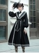 Pride And Prejudice Series OP Elegant Preppy Style Classic Lolita Long Sleeve Dress