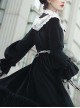 Tenderness Champs Elysees Series OP Elegant Velvet Classic Lolita Long Sleeve Dress