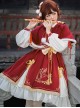 Golden Crane Returns Series OP Chinese Style Classic Lolita Long Sleeve Dress And Cape