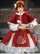 Golden Crane Returns Series OP Chinese Style Classic Lolita Long Sleeve Dress And Cape