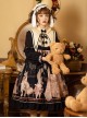 Forest Theater Series OP High Waist Sweet Lolita Long Sleeve Dress