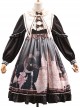 Forest Theater Series OP High Waist Sweet Lolita Long Sleeve Dress