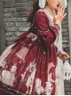 Forest Theater Series OP High Waist Sweet Lolita Long Sleeve Dress