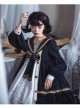 Mercury Daytime Series OP Dark Gothic Lolita Long Sleeve Dress