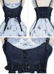 Gloomy Doll Series JSK Gothic Lolita Light Blue Sling Dress