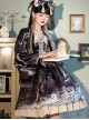 Romantic Dream In Garden Series Retro Chinese Style Printing Classic Lolita Dress