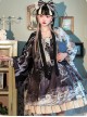 Romantic Dream In Garden Series Retro Chinese Style Printing Classic Lolita Dress