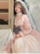 Diana Series Pink OP Elegant Palace Style Classic Lolita Long Sleeve Long Dress