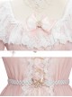 Diana Series Pink OP Elegant Palace Style Classic Lolita Long Sleeve Long Dress