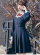 Top Student Series Pleated Dress School Lolita Long Sleeve Dress