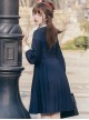 Top Student Series Pleated Dress School Lolita Long Sleeve Dress