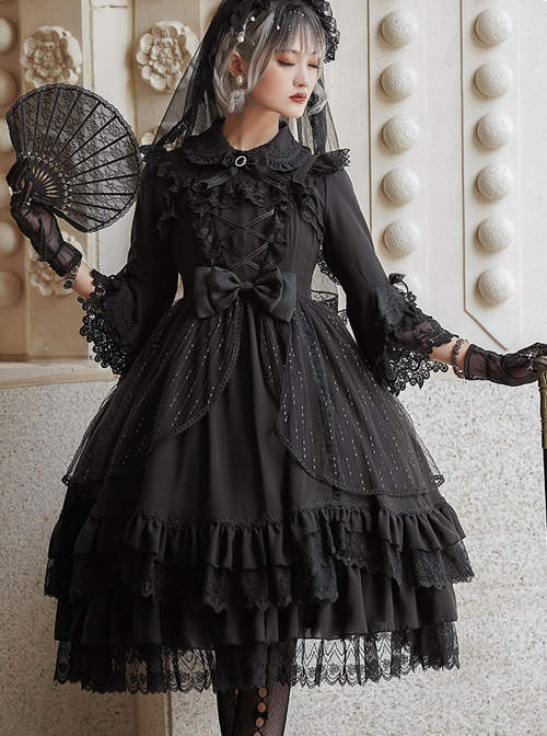 Rose Maiden Series JSK Pure Color Classic Lolita Sling Dress